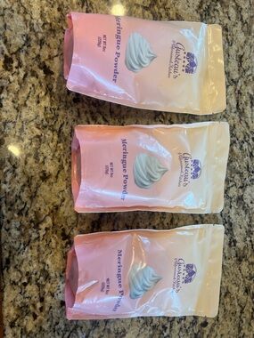 Gusteau’s Meringue Powder Packets - Pink White Packaging (Set of 3)